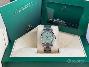 Rolex Oyster Perpetual Ref.124200 Pistacchio NEW