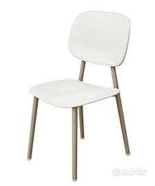 Sedia moderna bianca - 4 DISPONIBILI