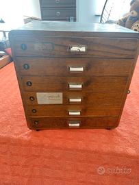 cassettiera vintage