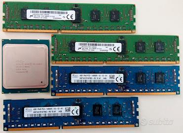 Intel Xeon E5-1620 V2 (4core/8thread) + 16 GB DDR3