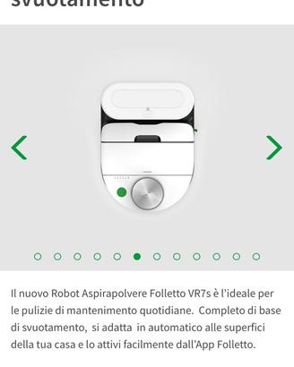Robot aspirapolvere VR7s folletto