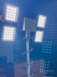Torre faro led nuova per veicoli protezione civile