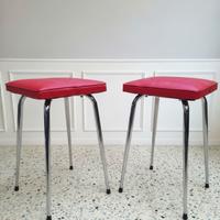 Coppia Sgabelli Vintage Design Space Age