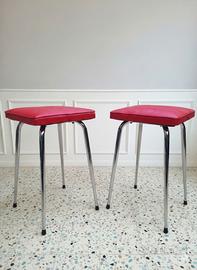 Coppia Sgabelli Vintage Design Space Age