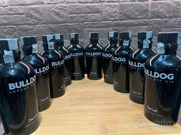 Lotto di 10 bottiglie di gin Bulldog