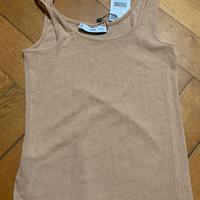 Canotta beige chiaro Mango
