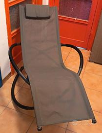 sedia a dondolo moderna richiudibile