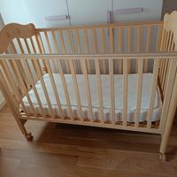 Lettino culla Pali colore legno chiaro