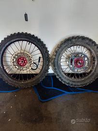 cerchi completi 14/17 Kawasaki kx 85
