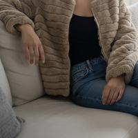 Giubbini in pelliccia sintetica taglia M