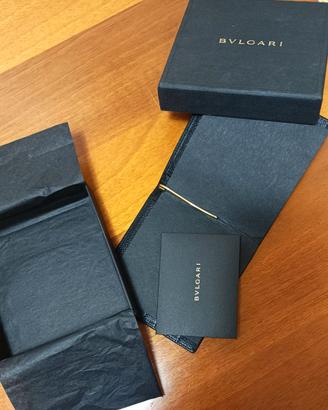PORTAFOGLIO BULGARI NERO-NUOVO N SCATOLA ORIGINALE
