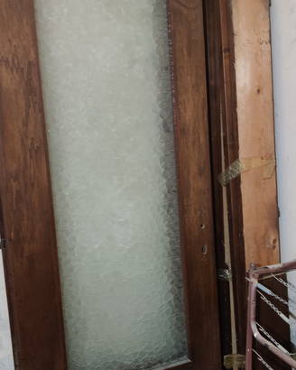 Bussola x interni in legno con vetro