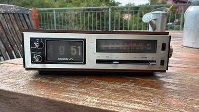 Radio sveglia flick clock  soundesign anni 70