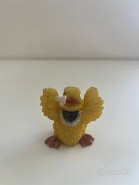 Statuetta decorazione paperella con ciuccio