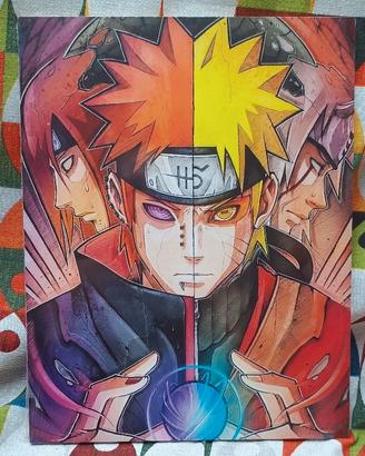 Quadro poster in legno Naruto (Sigillato) 32x25