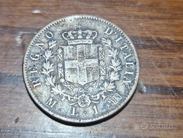 1 lira del 1861