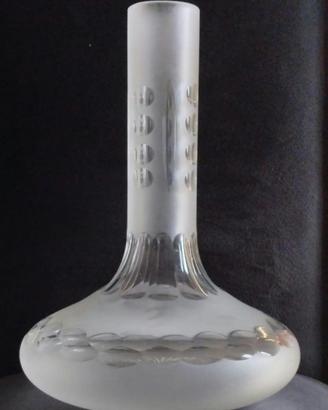 Vaso Decanter vintage anni '60 cristallo