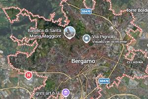Bergamo monolocale con balcone e posto auto