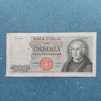 Banconota 5000 Lire Colombo 1 ° tipo 1964