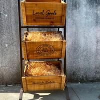 Cassettiera legno e ferro