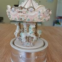 Carillon giostra con placca d’argento – decorazion