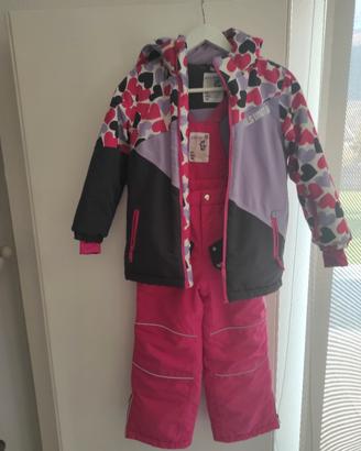 tuta da sci bambina 5/6 anni 116cm