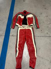 Tuta moto Brema pelle anni 70