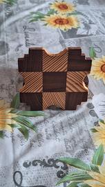 6 sottobicchieri in legno