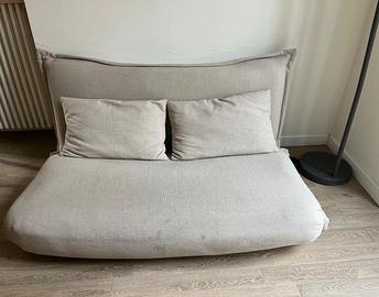 HALLEN - Divano clic clac a 2 posti beige