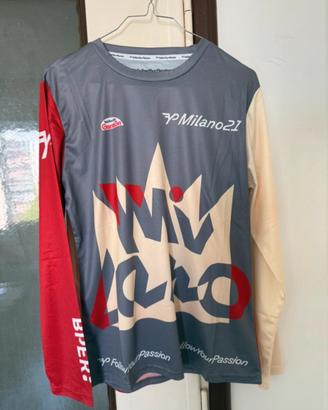 Maglia da corsa a maniche lunghe Milano21