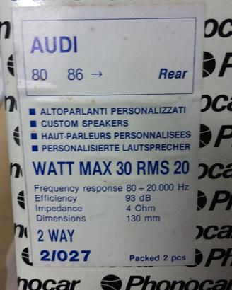 Altoparlanti phonocar