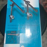 Coppia braccetti aggiuntivi per supporti tastiere