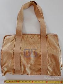 Borsa Dolce & Gabbana D&G lino color oro 40x29x14