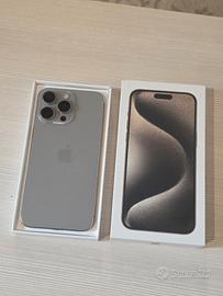 iPhone 15 pro max 256GB titanium naturale 