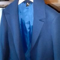 Cappotto blu da donna