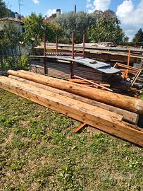 travi in legno 