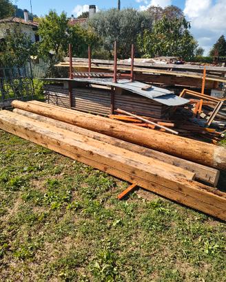 travi in legno 