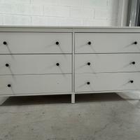 Cassettiera Ikea Koppang bianca sei cassetti