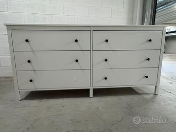 Cassettiera Ikea Koppang bianca sei cassetti