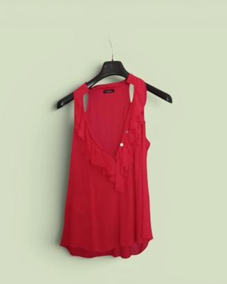 Canotta color rosso acceso