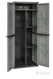Armadio in resina trioplast 2 ante portascope 64x1