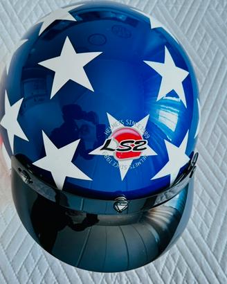 Casco jet tg M marca LS2