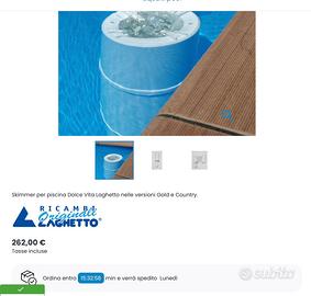 Skimmer depuratore piscina