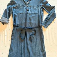 Abito jeans manica lunga e corta