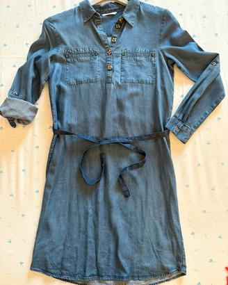 Abito jeans manica lunga e corta