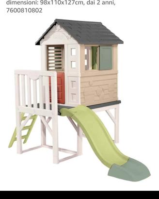 casetta palafitta smoby da esterno con scivolo usa