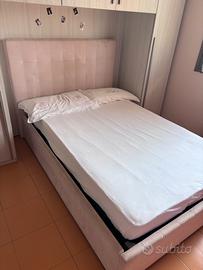 Letto contenitore una piazza e mezza