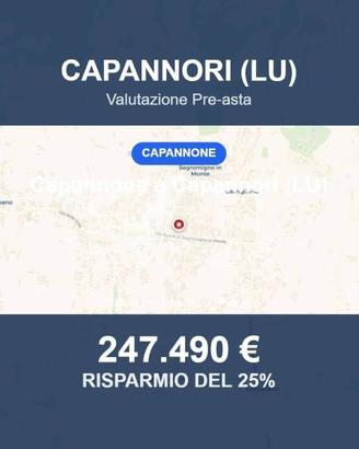 Immobile in asta di 1119 m² a Capannori