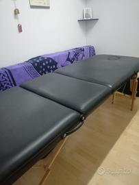 Lettino per massaggi in legno