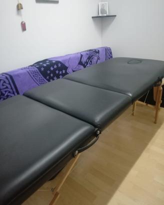 Lettino per massaggi in legno